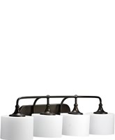  Rockwood 4-Light Bathroom Vanity Oiled Bronze 5090-4-86